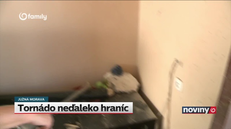 Tornádo neďaleko hraníc