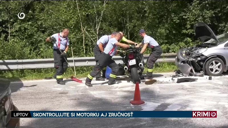 SKONTROLUJTE SI MOTORKU AJ ZRUČNOSŤ