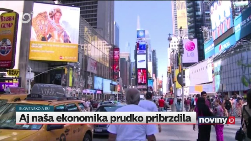 Aj naša ekonomika prudko pribrzdila