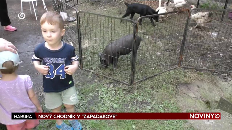 NOVÝ CHODNÍK V "ZAPADÁKOVE"