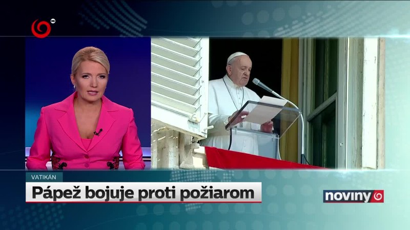 Pápež bojuje proti požiarom