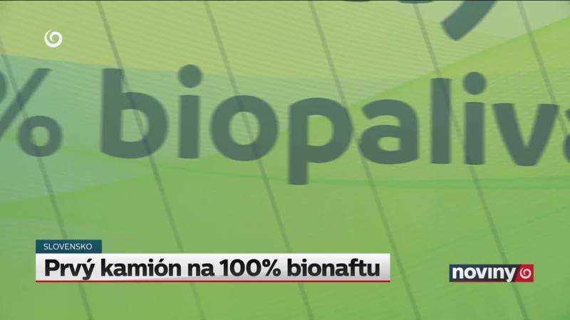 Prvý kamión na 100% bionaftu