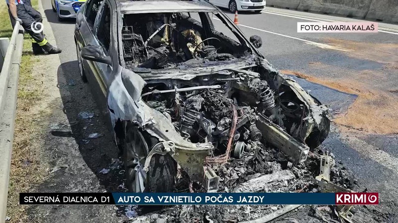 AUTO SA VZNIETILO POČAS JAZDY