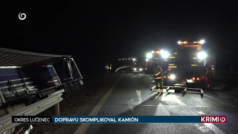 DOPRAVU SKOMPLIKOVAL KAMIÓN