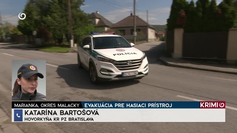 EVAKUÁCIA PRE HASIACI PRÍSTROJ