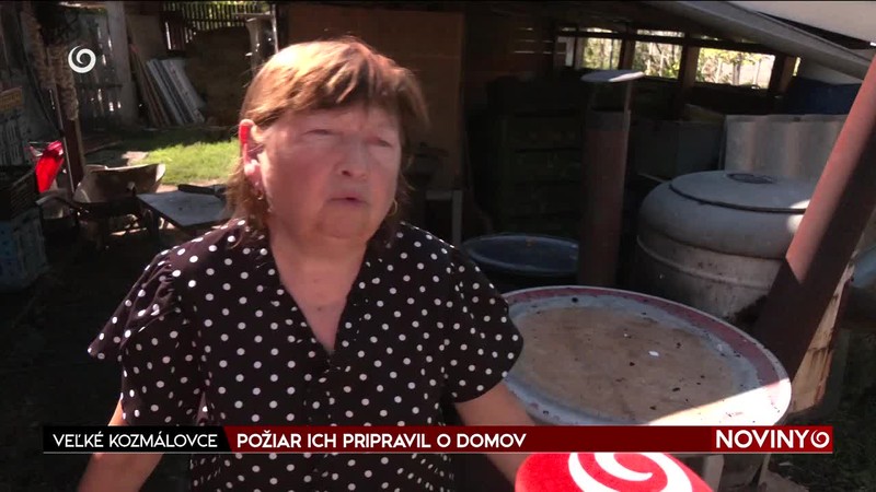 POŽIAR ICH PRIPRAVIL O DOMOV