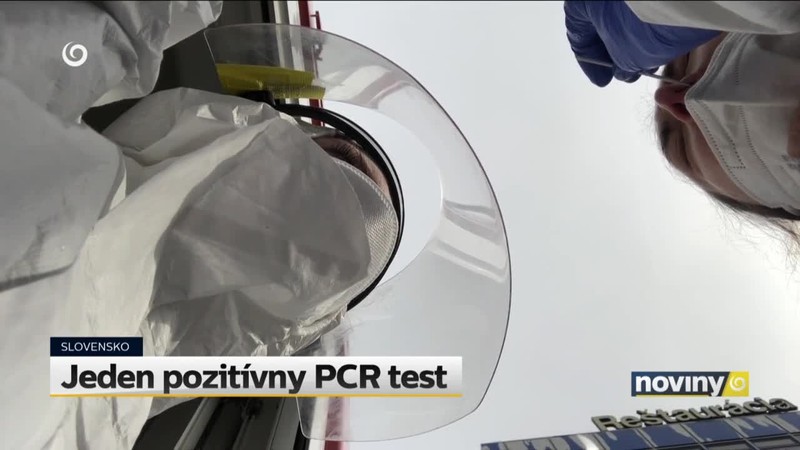 Jeden pozitívny PCR test