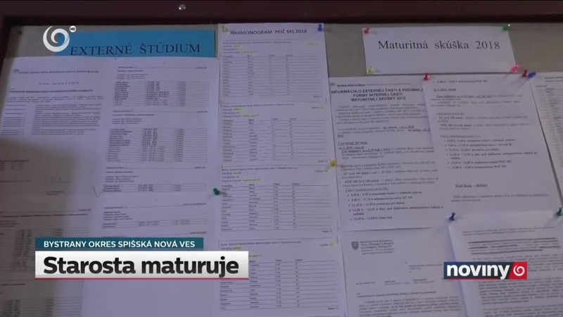 Starosta maturuje