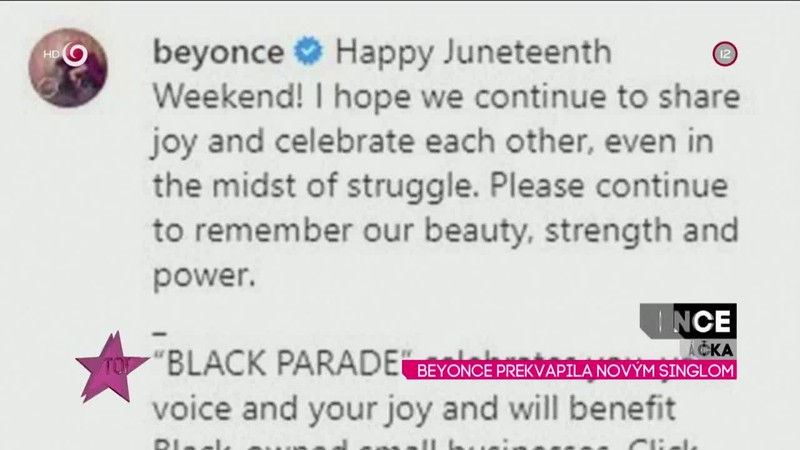 BEYONCE PREKVAPILA NOVÝM SINGLOM