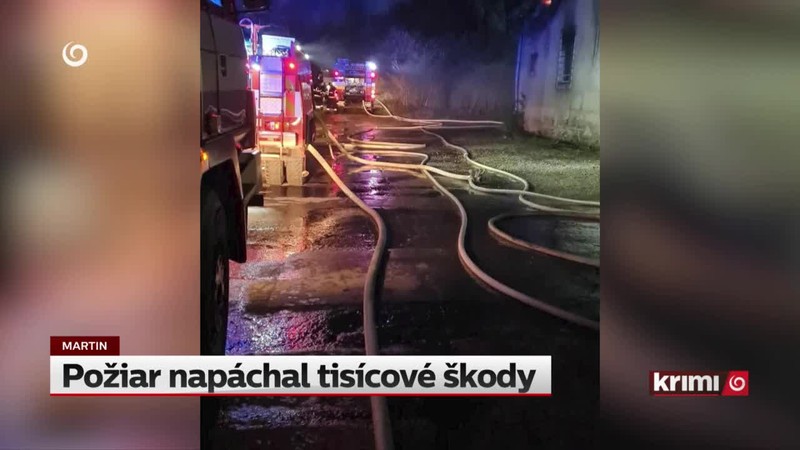 Požiar napáchal tisícové škody