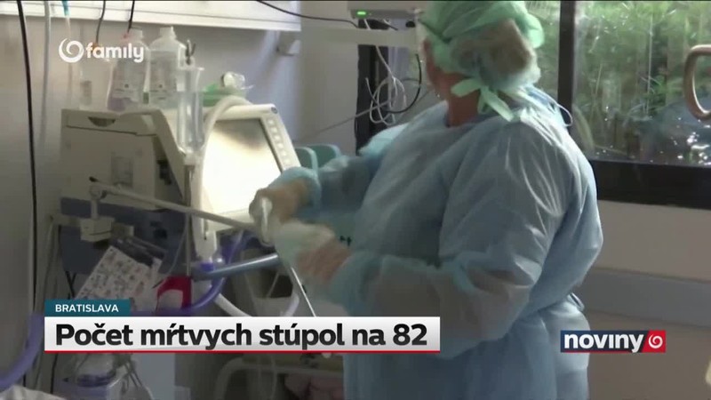 Počet mŕtvych stúpol na 82