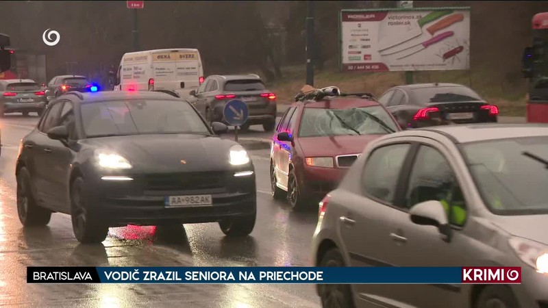 VODIČ ZRAZIL SENIORA NA PRIECHODE