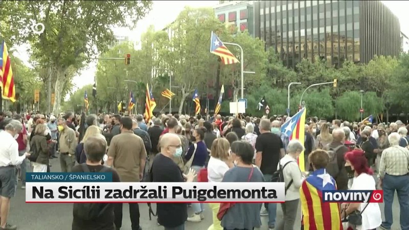 Na Sicílii zadržali Puigdemonta