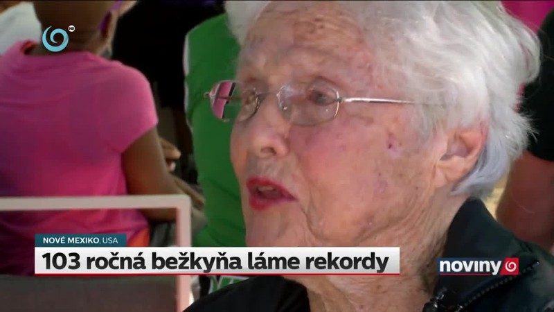 103 ročná bežkyňa láme rekordy
