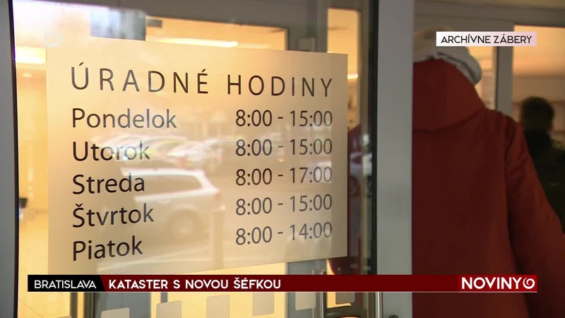 KATASTER S NOVOU ŠÉFKOU