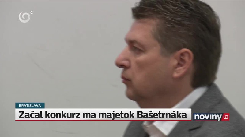 Začal konkurz ma majetok Bašetrnáka