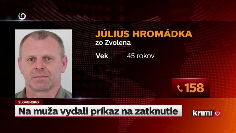 Na muža vydali príkaz na zatknutie
