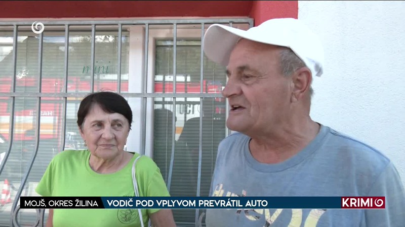 VODIČ POD VPLYVOM PREVRÁTIL AUTO