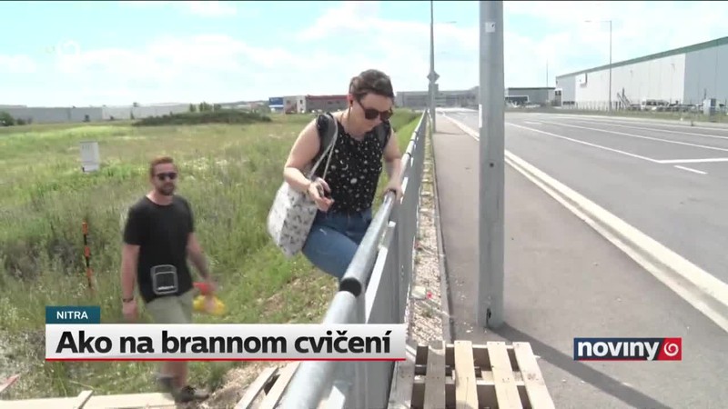 Ako na brannom cvičení
