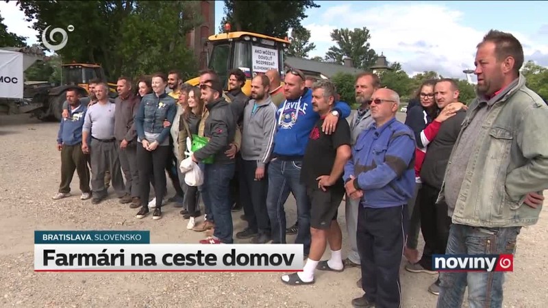 Farmári na ceste domov