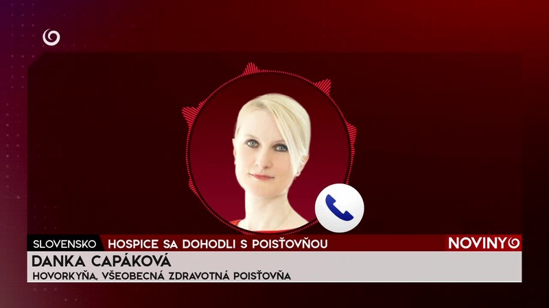 HOSPICE SA DOHODLI S POISŤOVŇOU