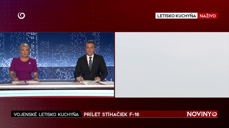 PRÍLET STÍHAČIEK F-16