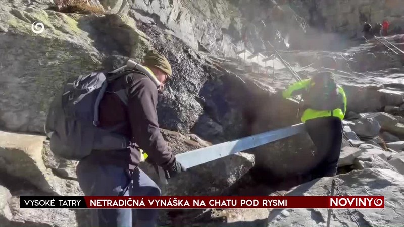 NETRADIČNÁ VYNÁŠKA NA CHATU POD RYSMI