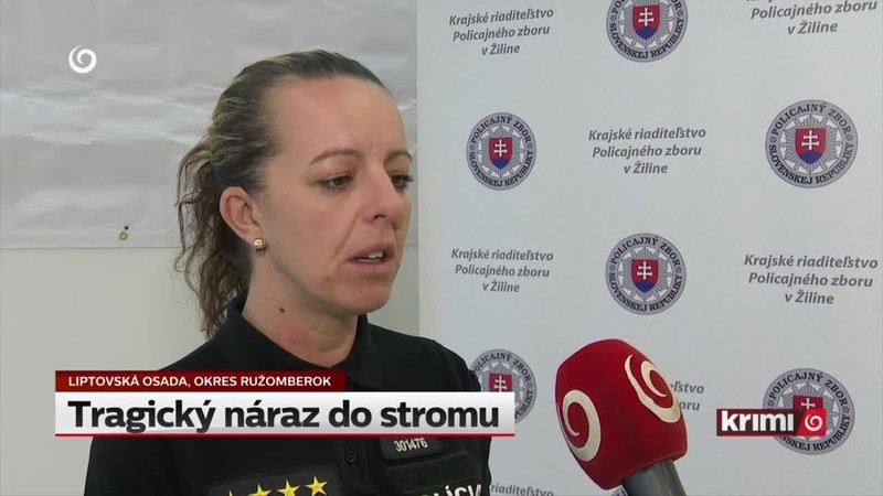 Tragický náraz do stromu