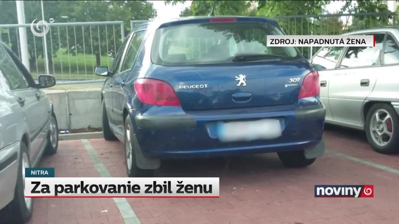 Za parkovanie zbil ženu