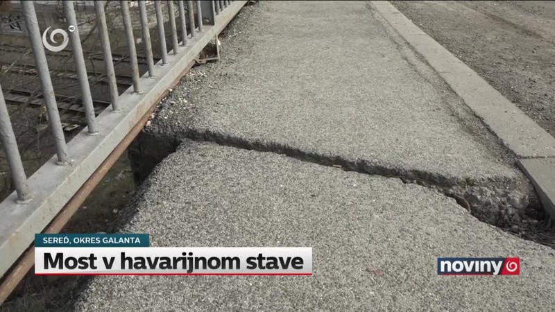 Most v havarijnom stave