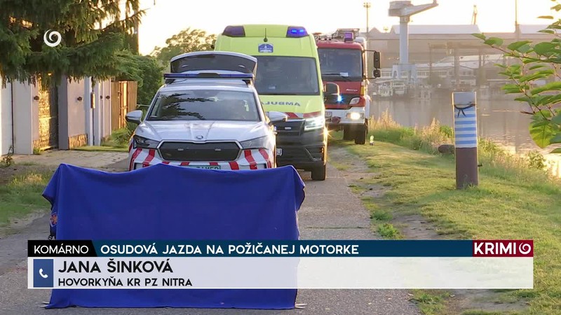 OSUDOVÁ JAZDA NA POŽIČANEJ MOTORKE