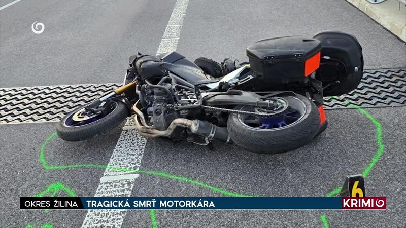 TRAGICKÁ SMRŤ MOTORKÁRA