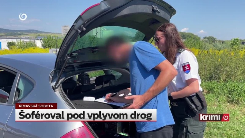 Šoféroval pod vplyvom drog