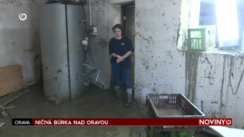 NIČIVÁ BÚRKA NAD ORAVOU