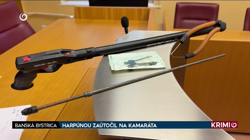 HARPÚNOU ZAÚTOČIL NA KAMARÁTA
