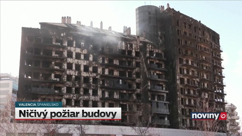Ničivý požiar budovy