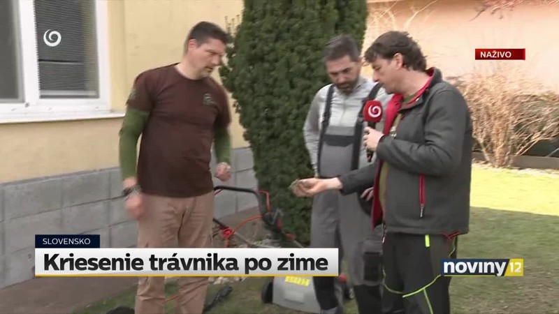Kriesenie trávnika po zime