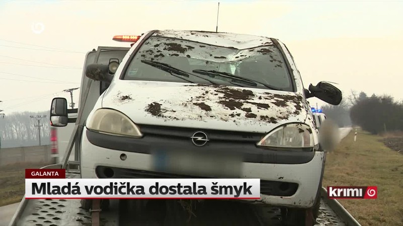 Mladá vodička dostala šmyk