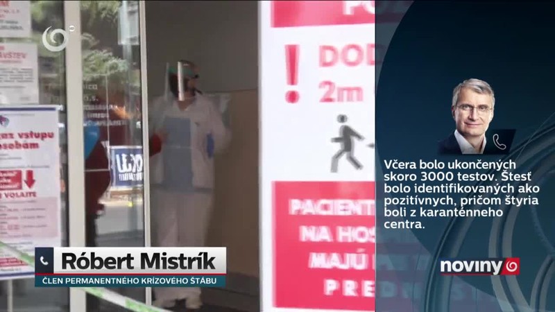 Pribudlo 6 pozitívne testovaných
