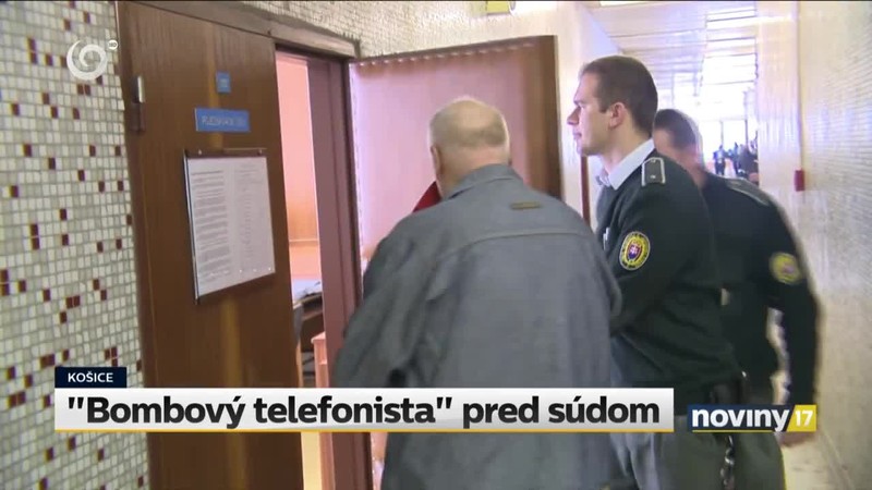 "Bombový telefonista" pred súdom