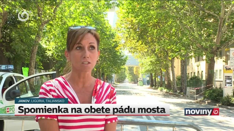 Spomienka na obete pádu mosta