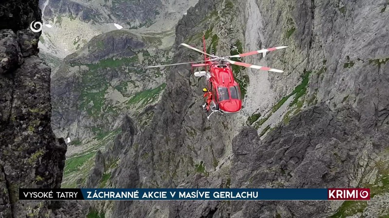 ZÁCHRANNÉ AKCIE V MASÍVE GERLACHU