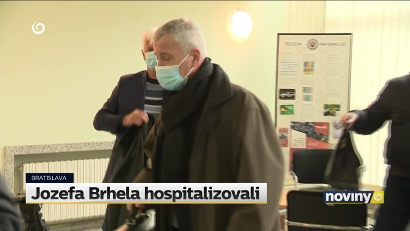 Jozefa Brhela hospitalizovali