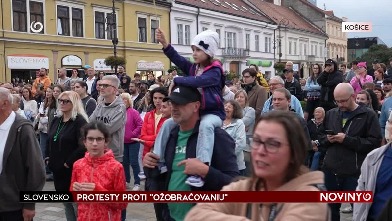 PROTESTY PROTI "OŽOBRAČOVANIU"