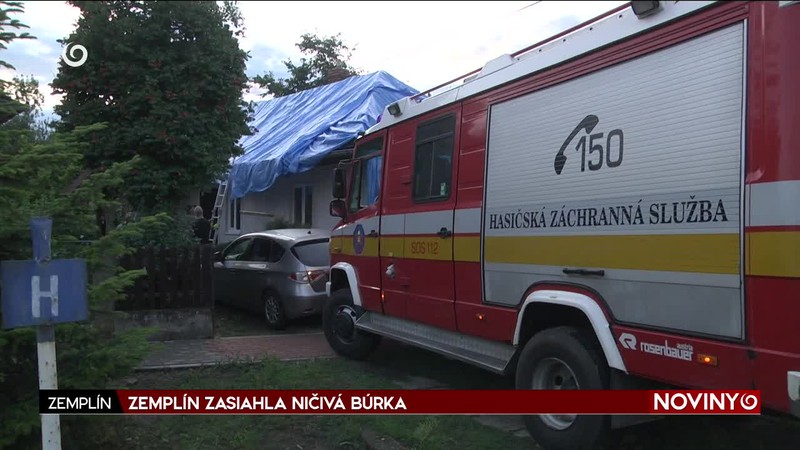ZEMPLÍN ZASIAHLA NIČIVÁ BÚRKA