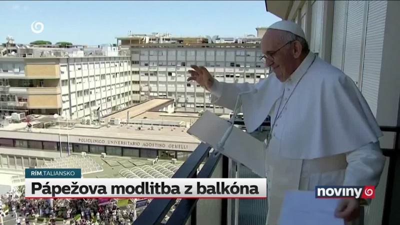 Pápežova modlitba z balkóna