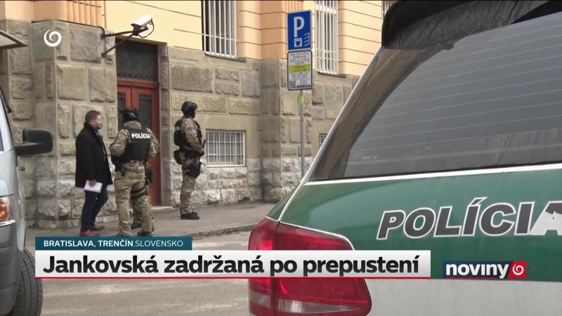 Jankovská zadržaná po prepustení