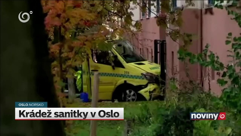 Krádež sanitky v Oslo