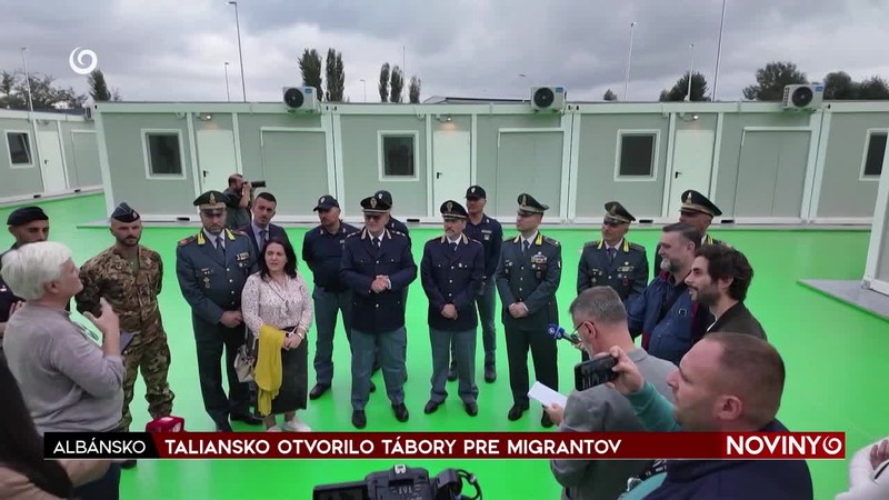 TALIANSKO OTVORILO TÁBORY PRE MIGRANTOV