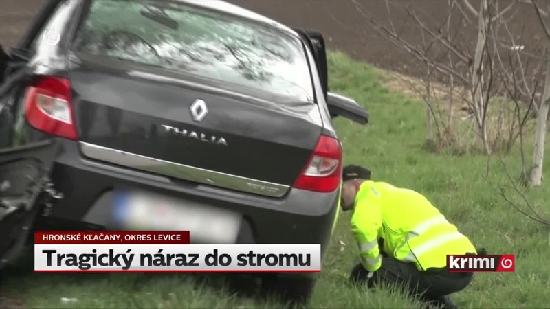 Tragický náraz do stromu